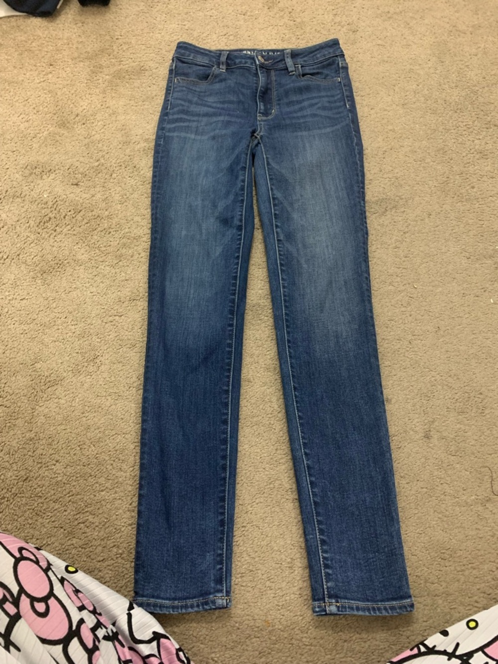 American Eagle Outfitters Dark Blue Skinny Jeans
